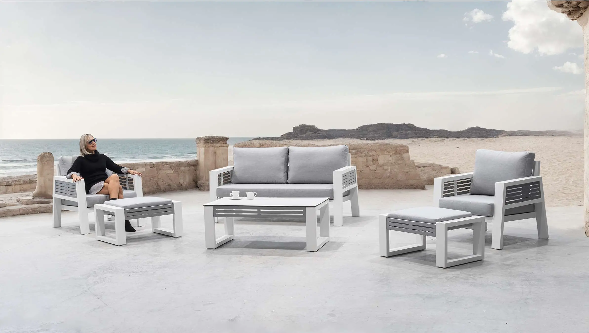 Conjunto de Aluminio Bicolor Neptuno-7