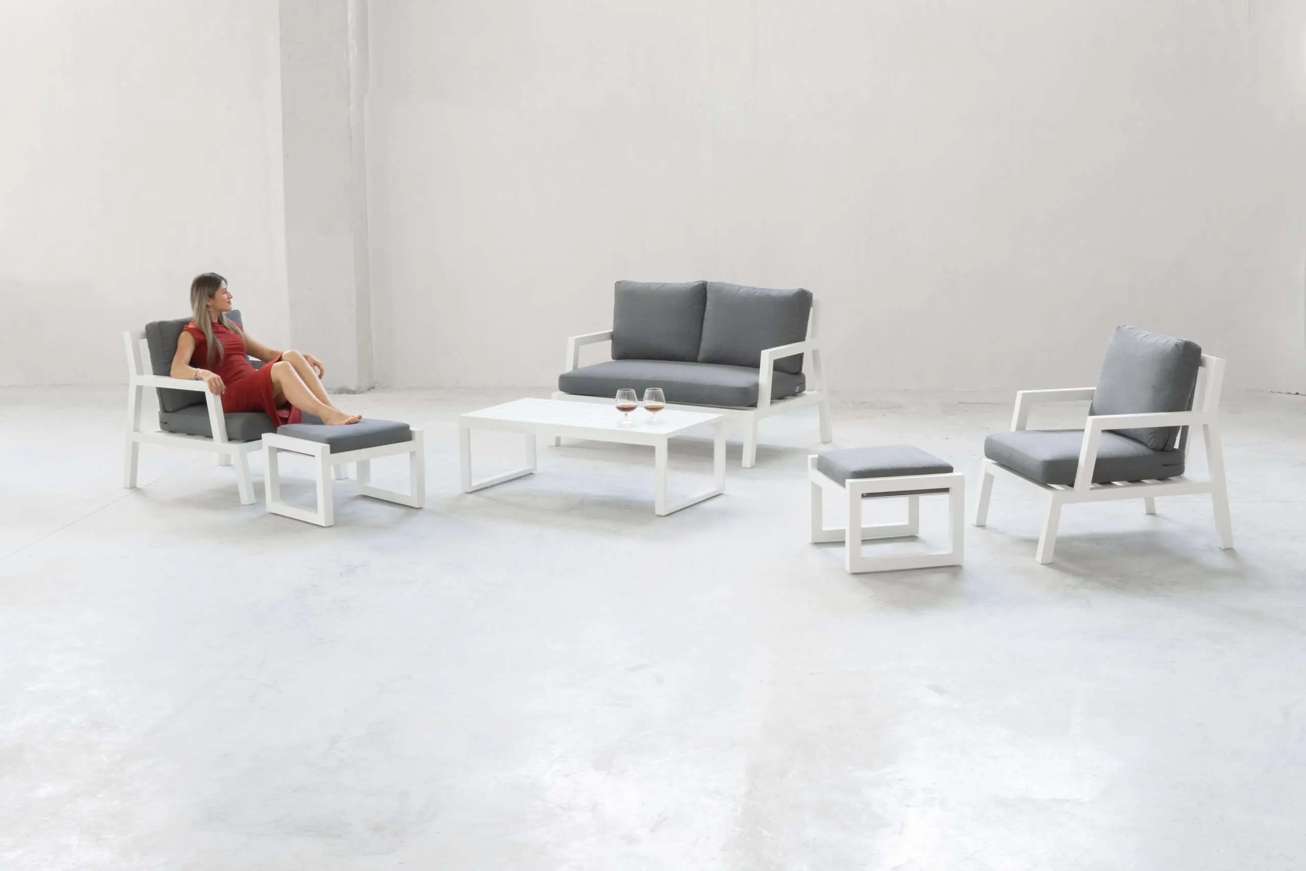 Set de Sofá de Aluminio LEISA-7 - Imagen 2