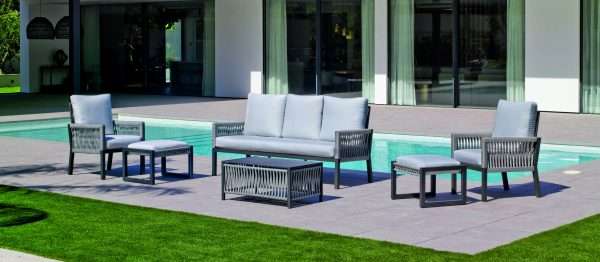 Conjunto de Muebles de Jardín de Aluminio Havana-8 - Imagen 2