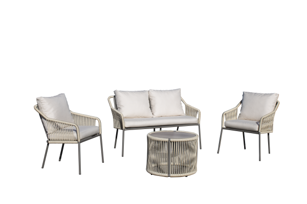 Conjunto de Muebles de Exterior 4 Piezas Jasmyn-7