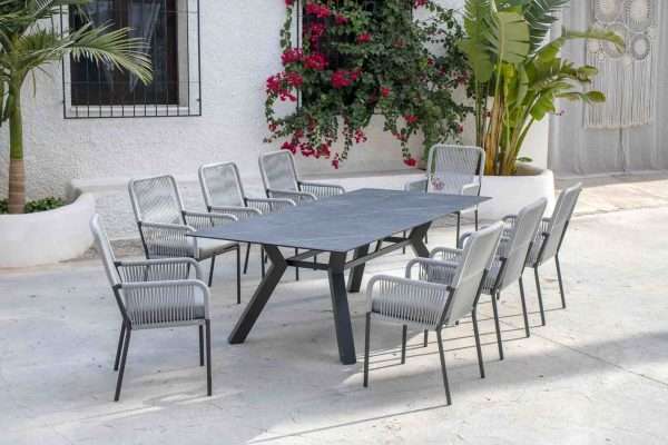 Mesa de terraza Veneto 180 con tablero fenólico - Imagen 2