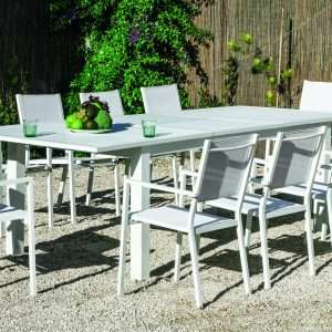 Mesa extensible de exterior Camelia 220
