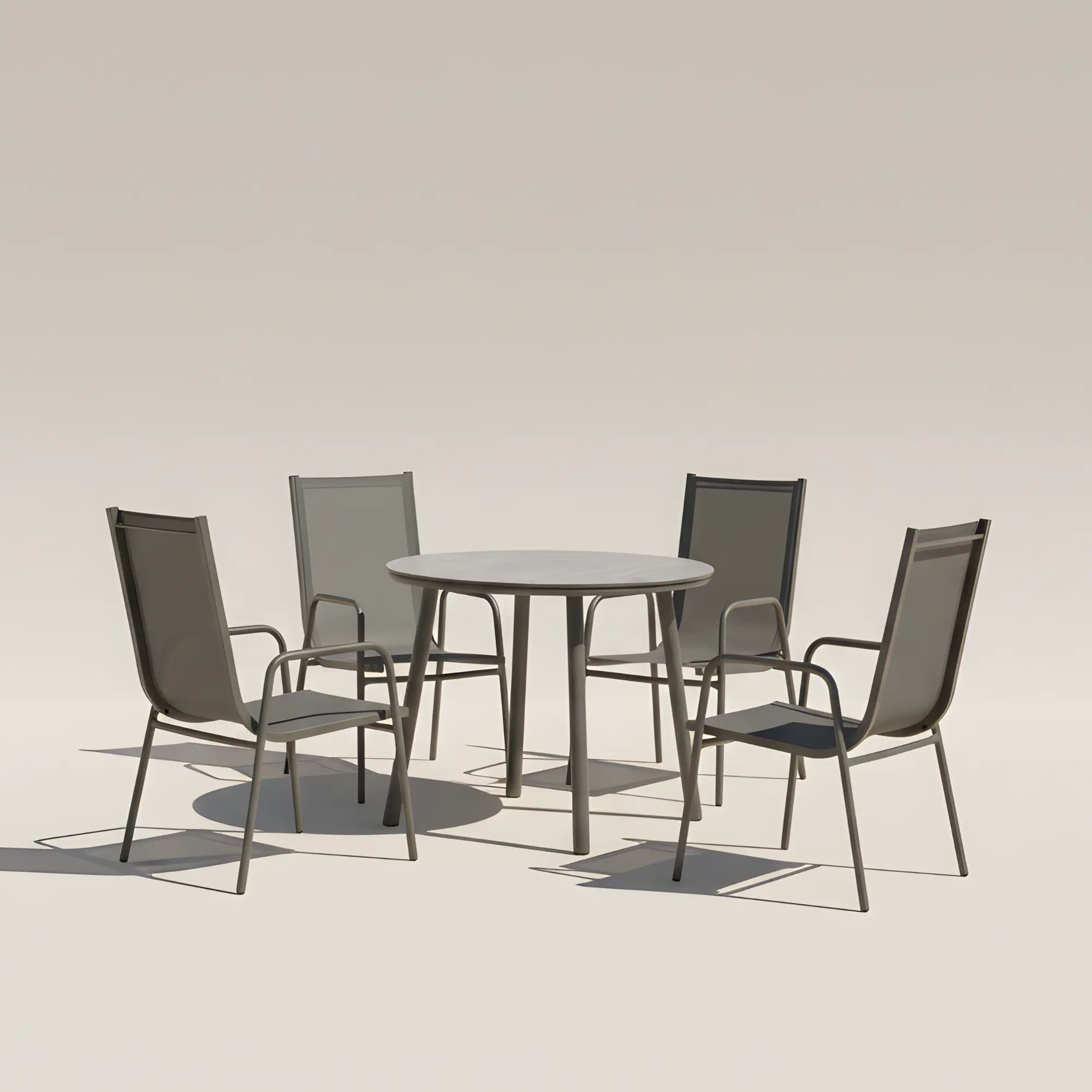 Mesa redonda de aluminio para exterior Mundra 100