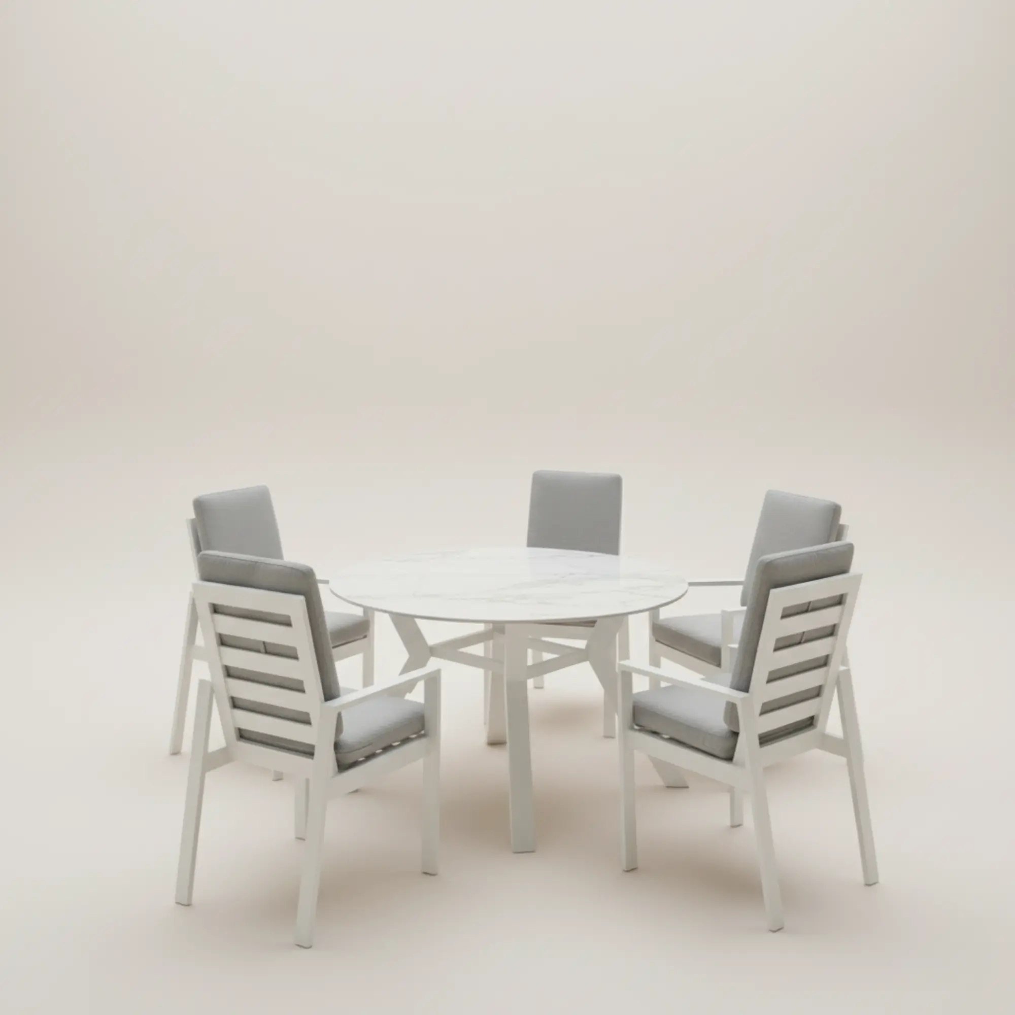 Mesa de jardín redonda Sumatra 150