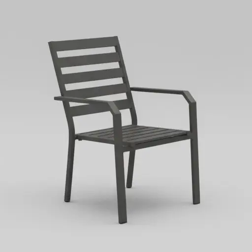 Sillón de Aluminio con Brazos Caravel-3