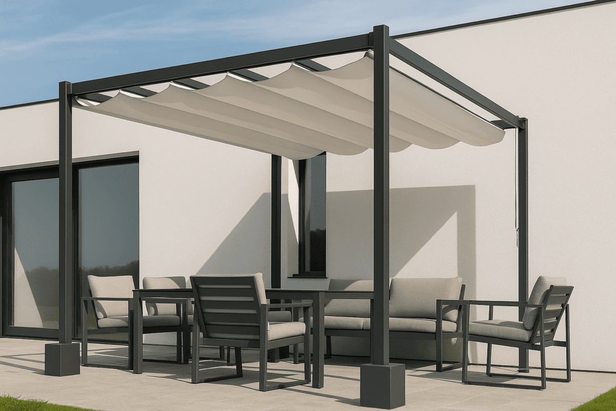 pergola de aluminio a medida
