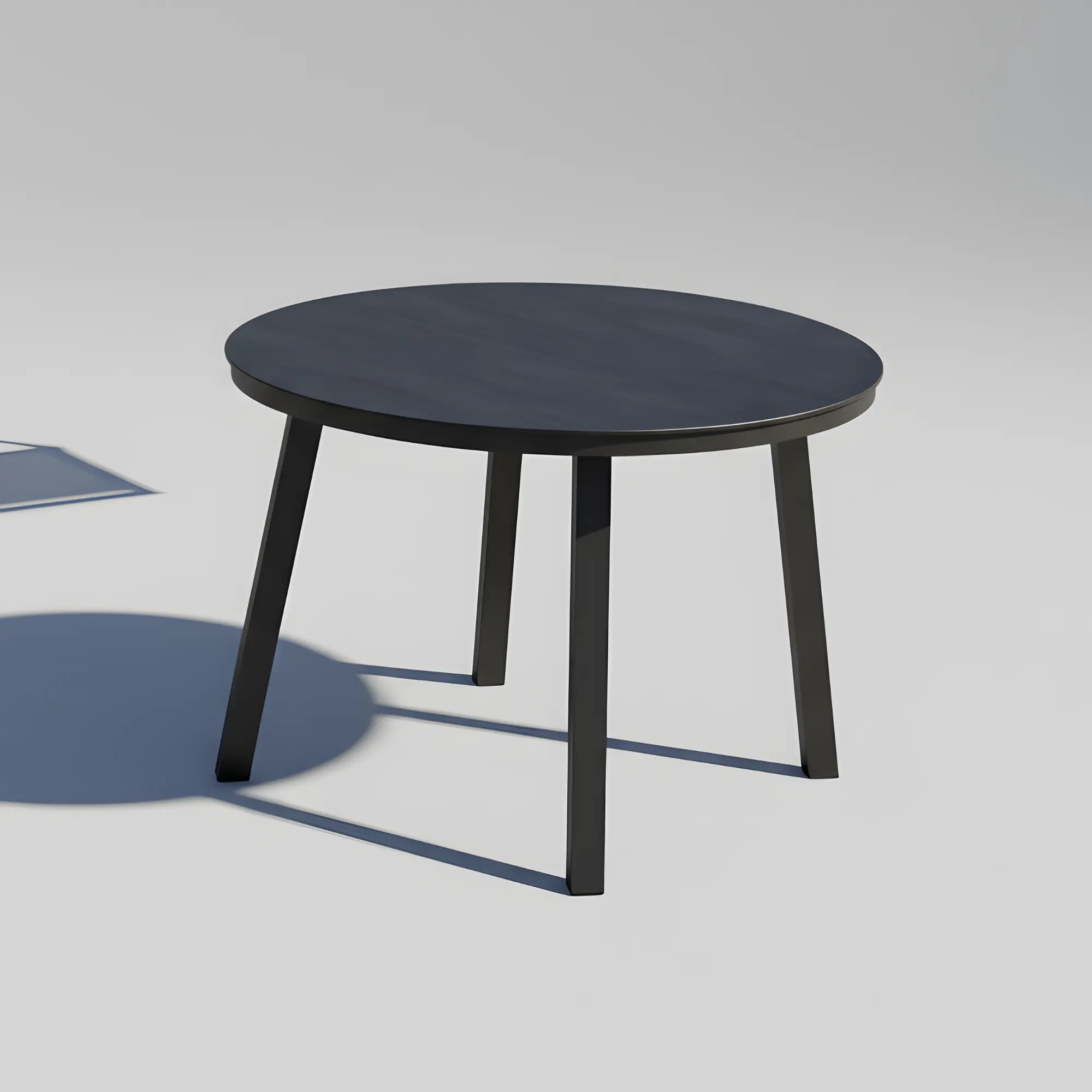 Mesa redonda de aluminio California 100