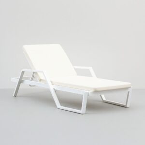 Tumbona para hostelería de aluminio Portofino