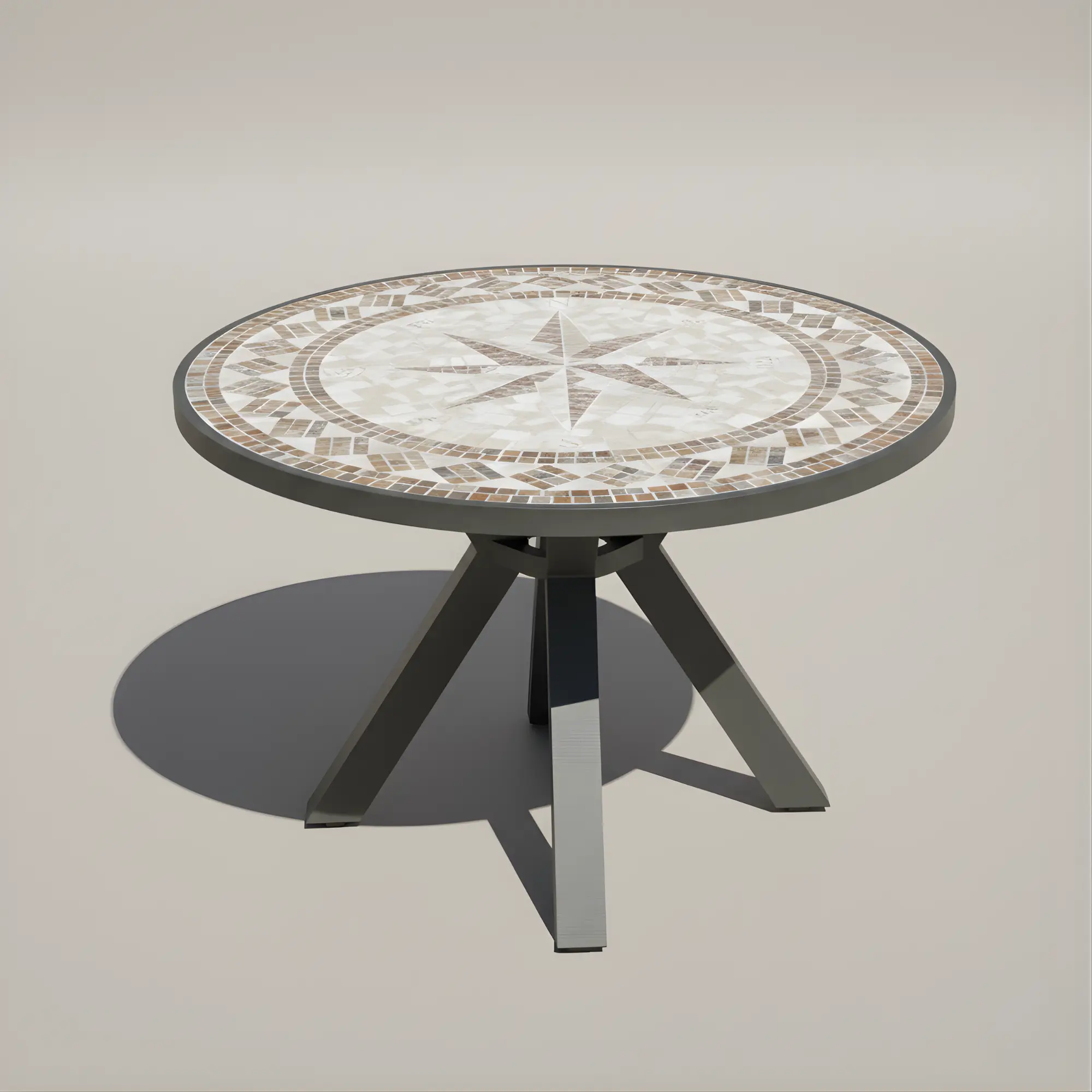 Mesa de jardín de mosaico Helen 120