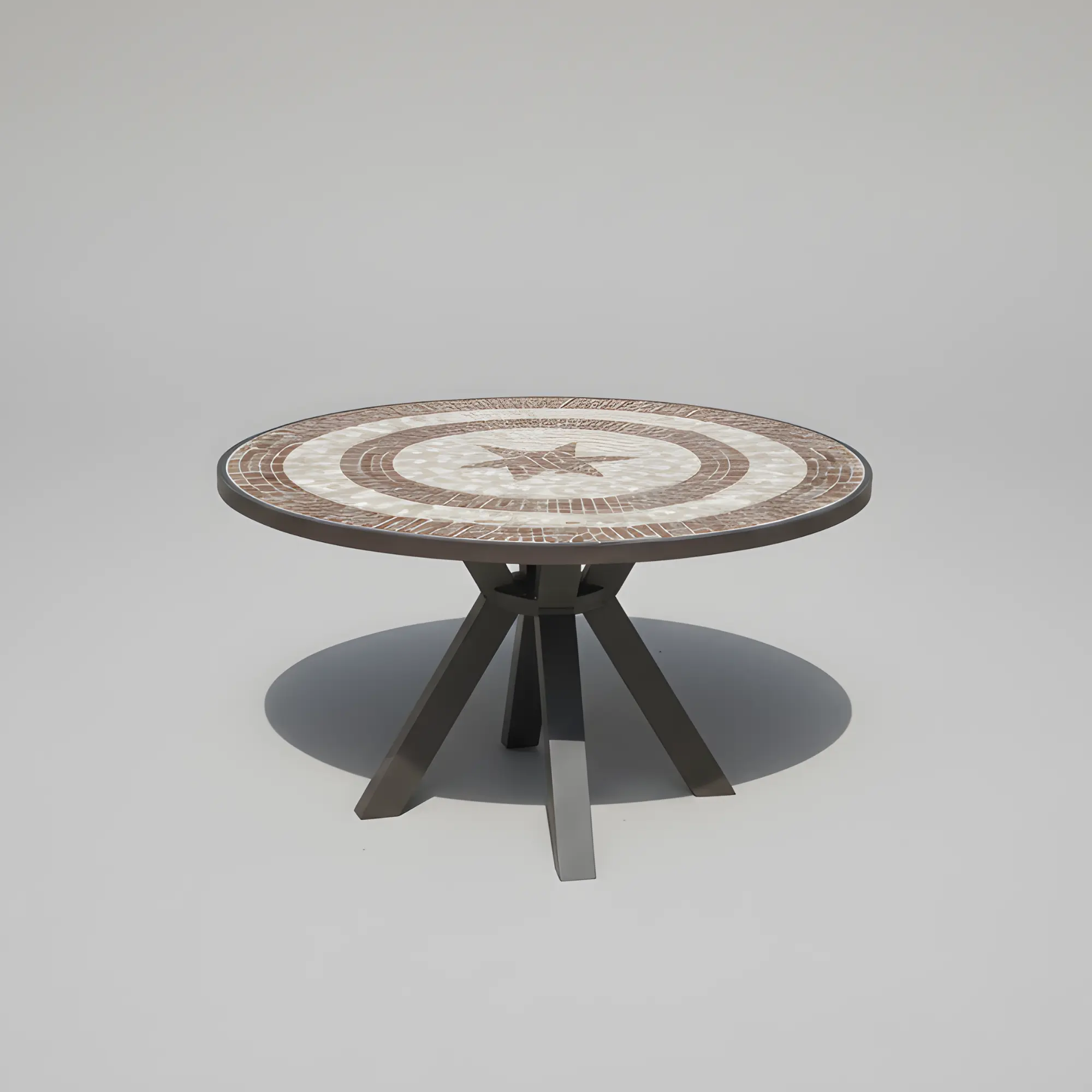 Mesa redonda mosaico de 150Ø Saracoa