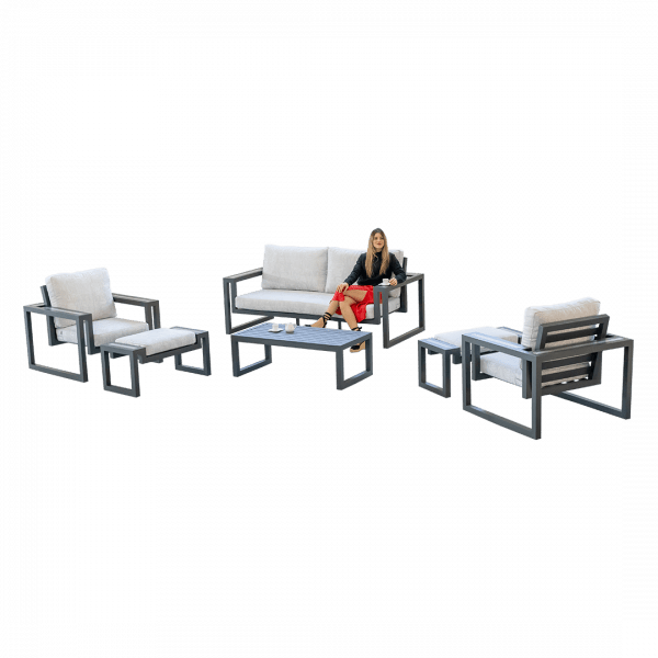 Conjunto de Sofá de Exterior Llaker-7