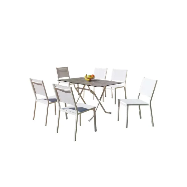 Conjunto de mesa y 6 sillas ARIÁN