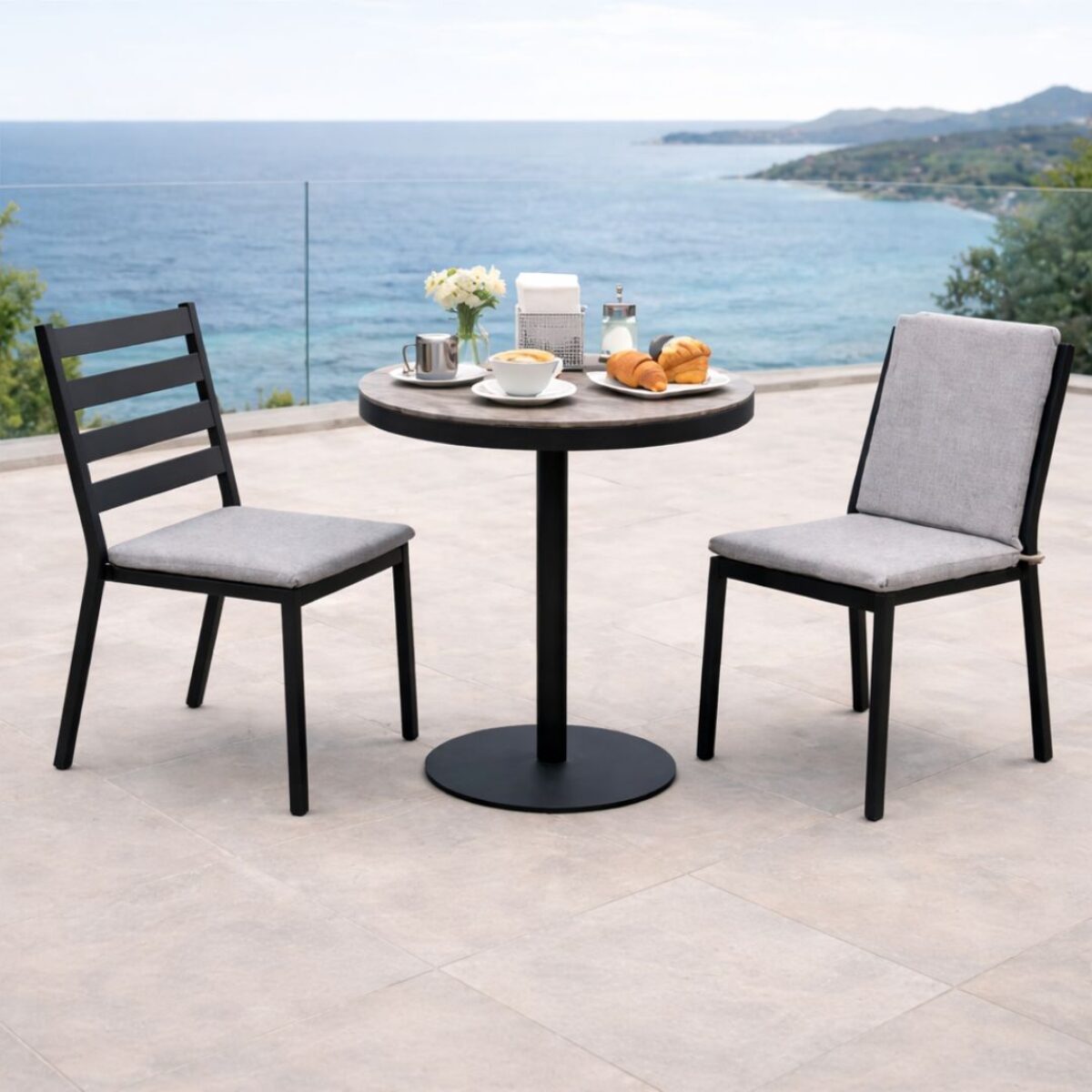 Conjunto de Mesa y sillas ADELID 70/GRACIELA