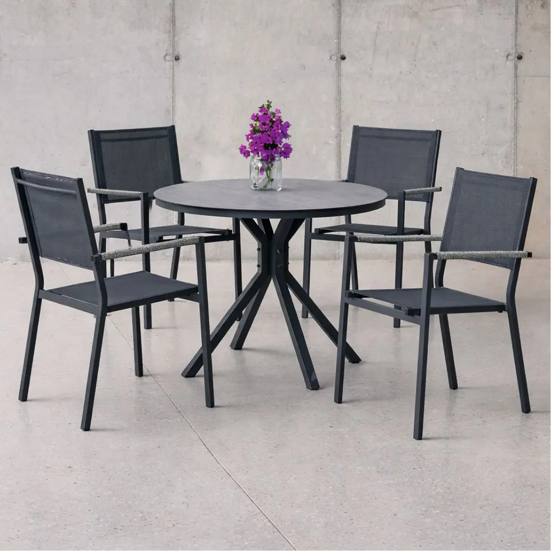 Conjunto de mesa y sillas exterior MOASIS/GIGLIO 100