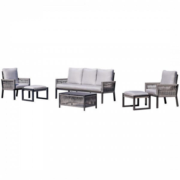 Conjunto de Muebles de Jardín de Aluminio Havana-8