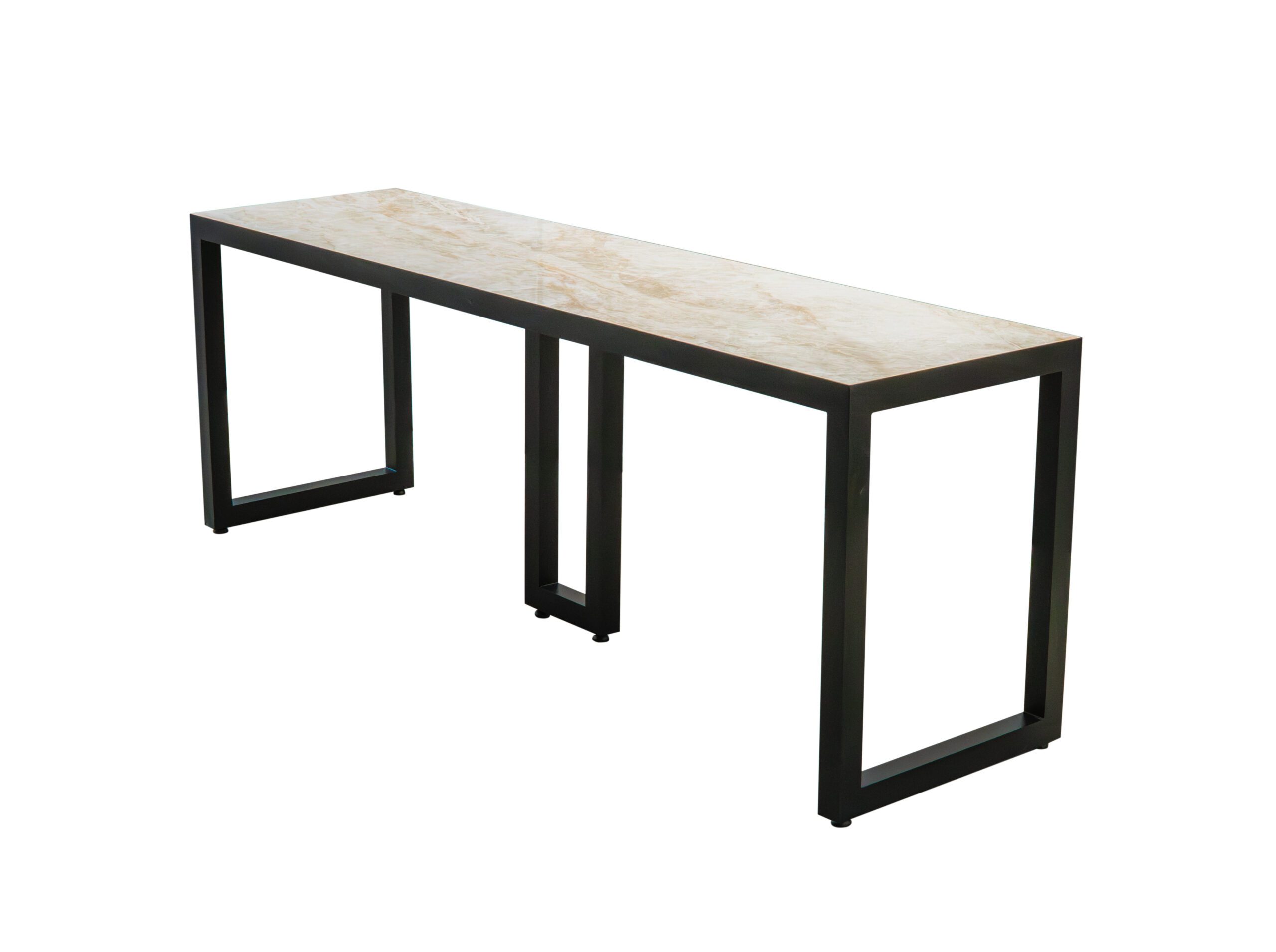 Mesa de entrada / consola de aluminio