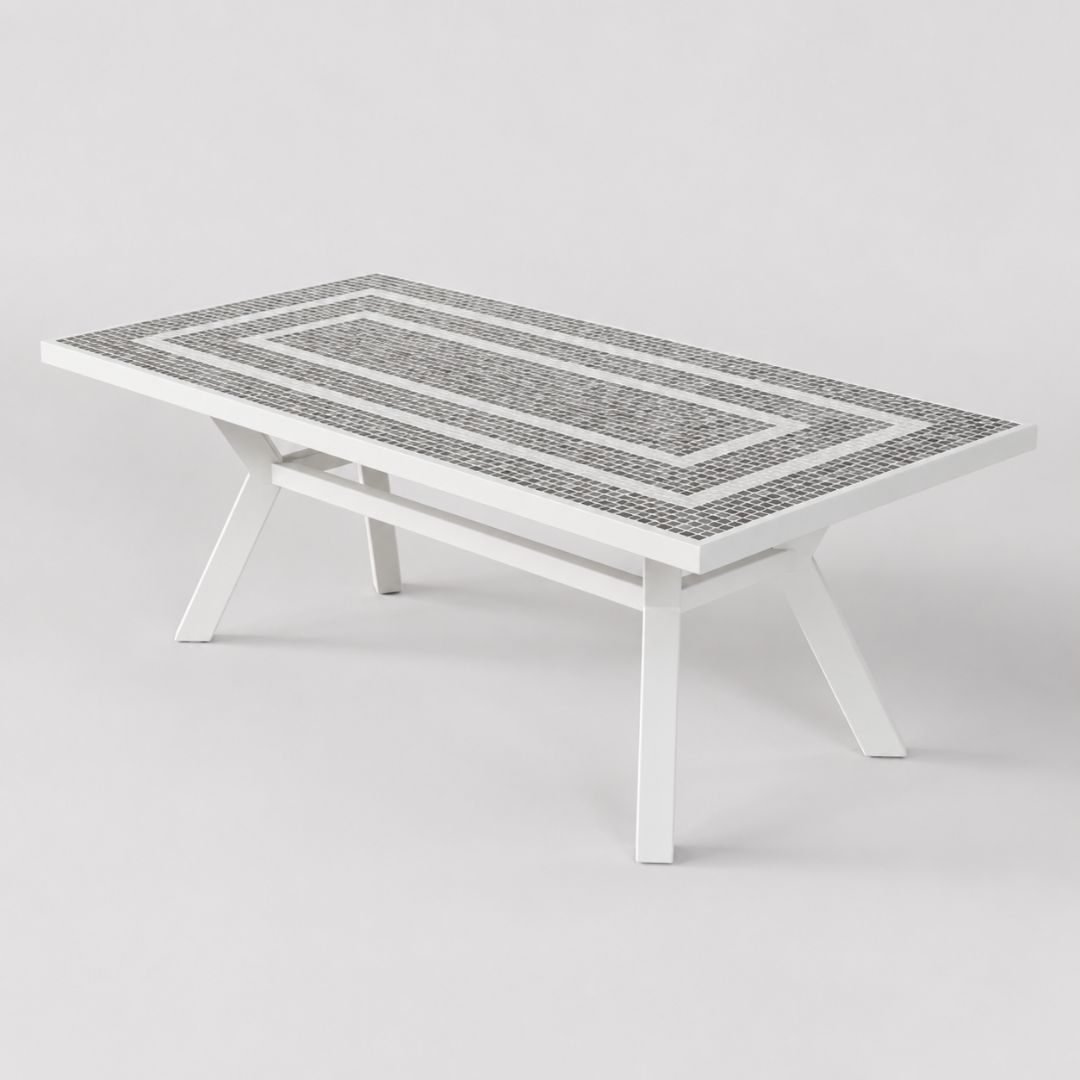 Mesa mosaico rectangular Versalles