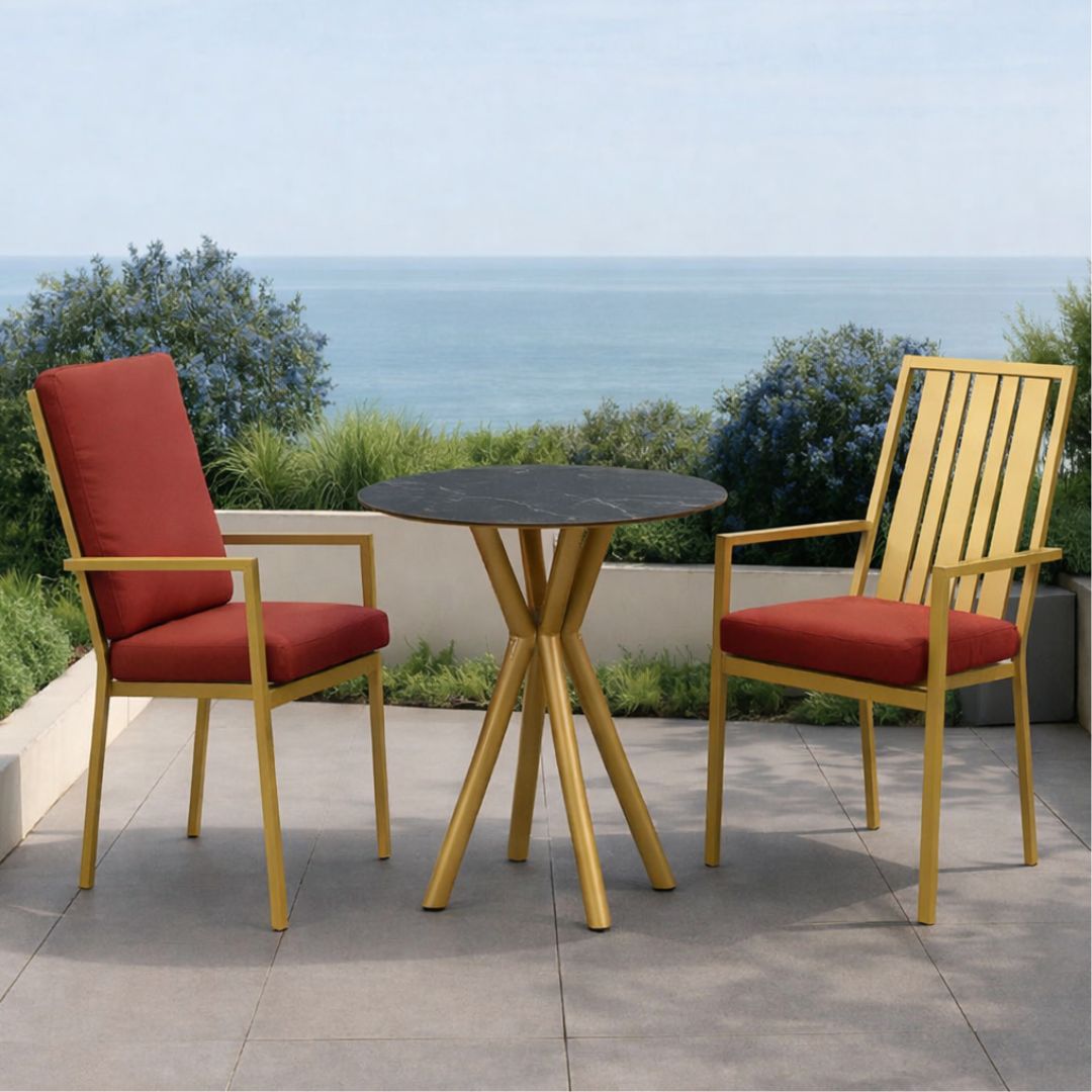 Conjunto de mesa y sillas NEMUS 80 /PAOLA