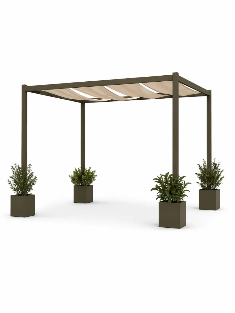 Pérgola de jardín retráctil Kavana 300