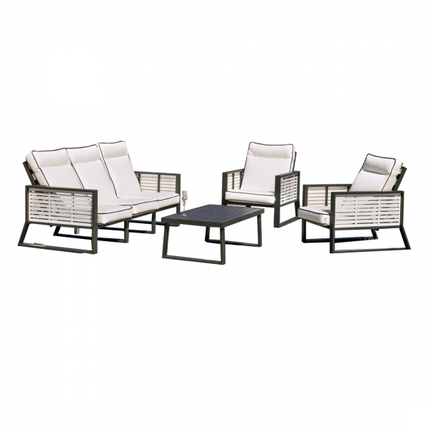 Conjunto Aluminio Bicolor para Jardín Samira-8