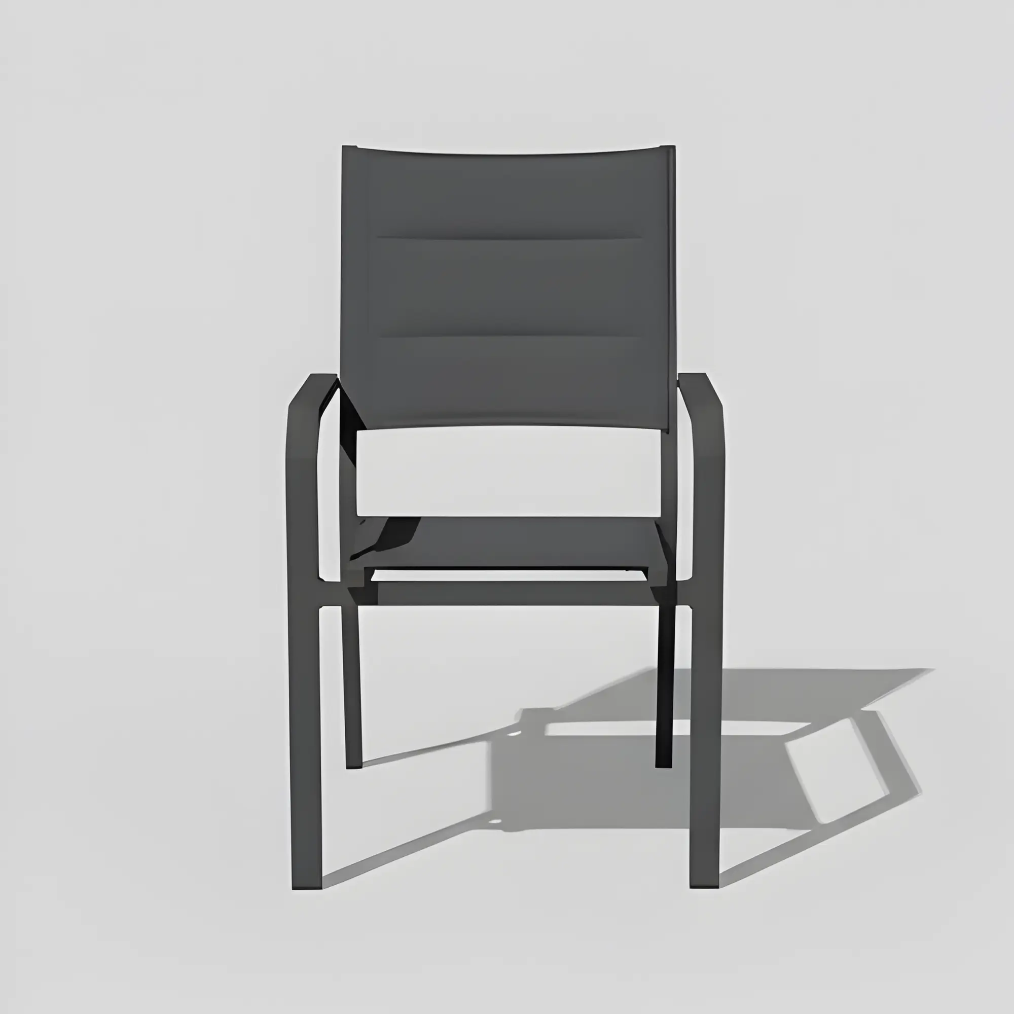 Silla de jardín de aluminio apilable Priscila 3