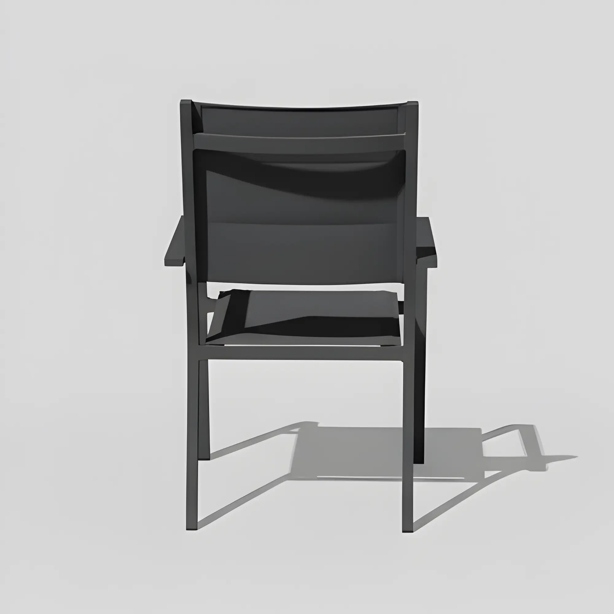 Silla de jardín de aluminio apilable Priscila 3