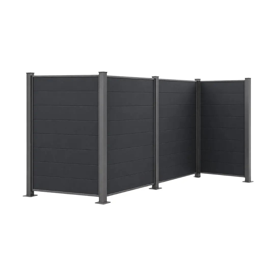 cubrecontenedores de aluminio con paneles