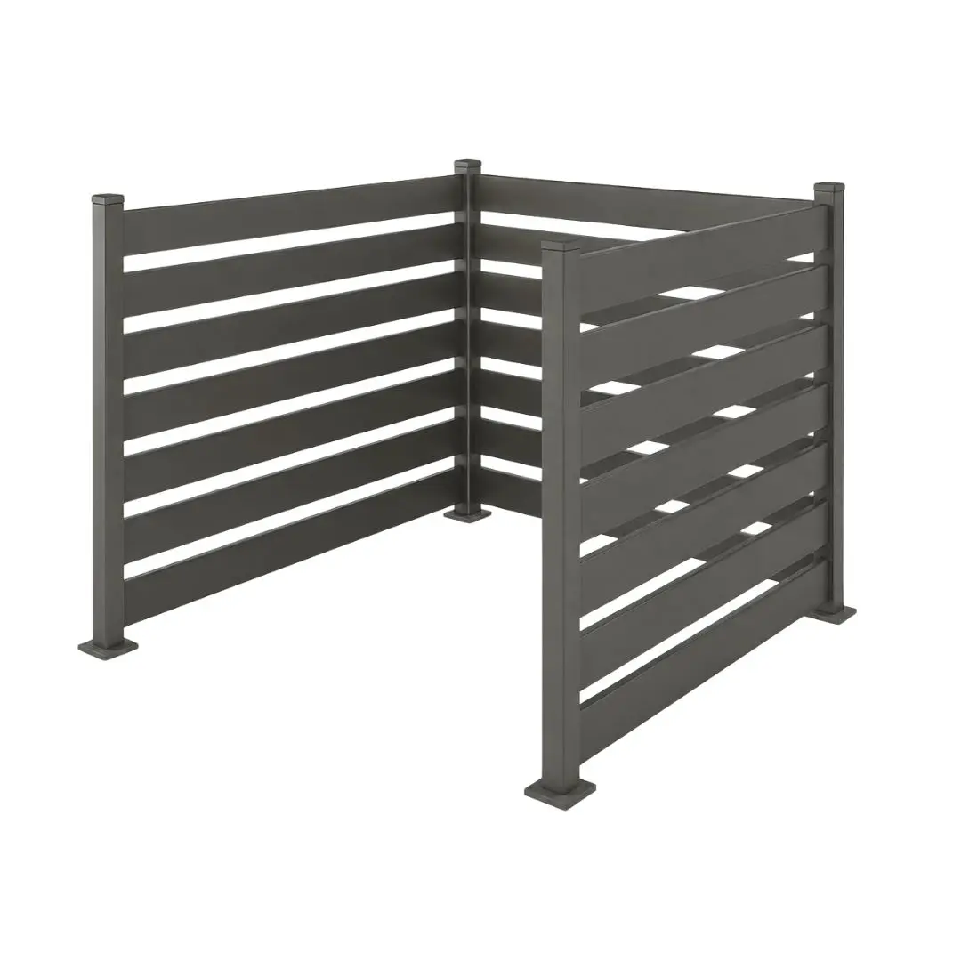 cubrecontenedores de aluminio modular