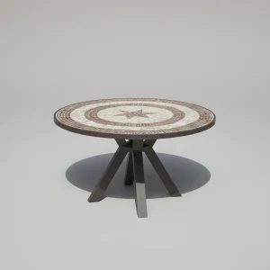 Mesa redonda mosaico de 150Ø Saracoa