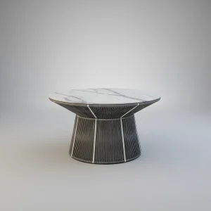 Mesa redonda para jardín de cuerda Rodhos 150