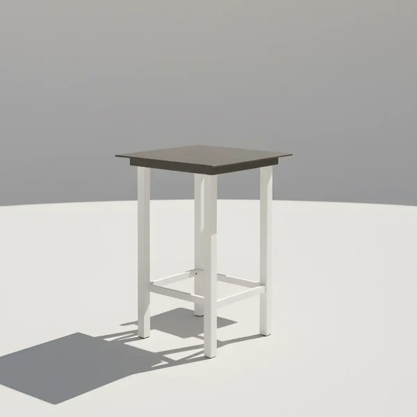 Mesa Alta de Bar Cuadrada Boracay 70