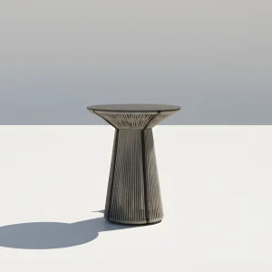 Mesa de Bar de Aluminio y Cuerda Rodhos 90