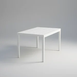Mesa de aluminio de jardín Naloa 150x90