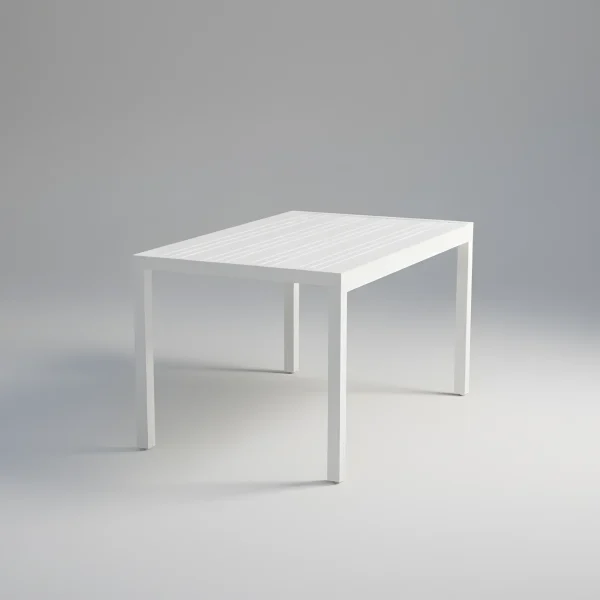 Mesa de aluminio de jardín Naloa 150x90