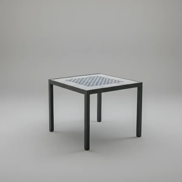 Mesa de jardín con mosaicos Góndola 90