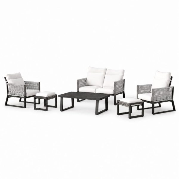 Conjunto de Jardín de Cuerda Bolonia 850 Reclinable