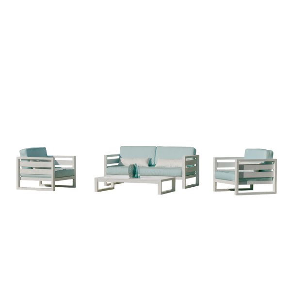 Conjunto de Sofá de Aluminio para Terrazas Cosmos-7
