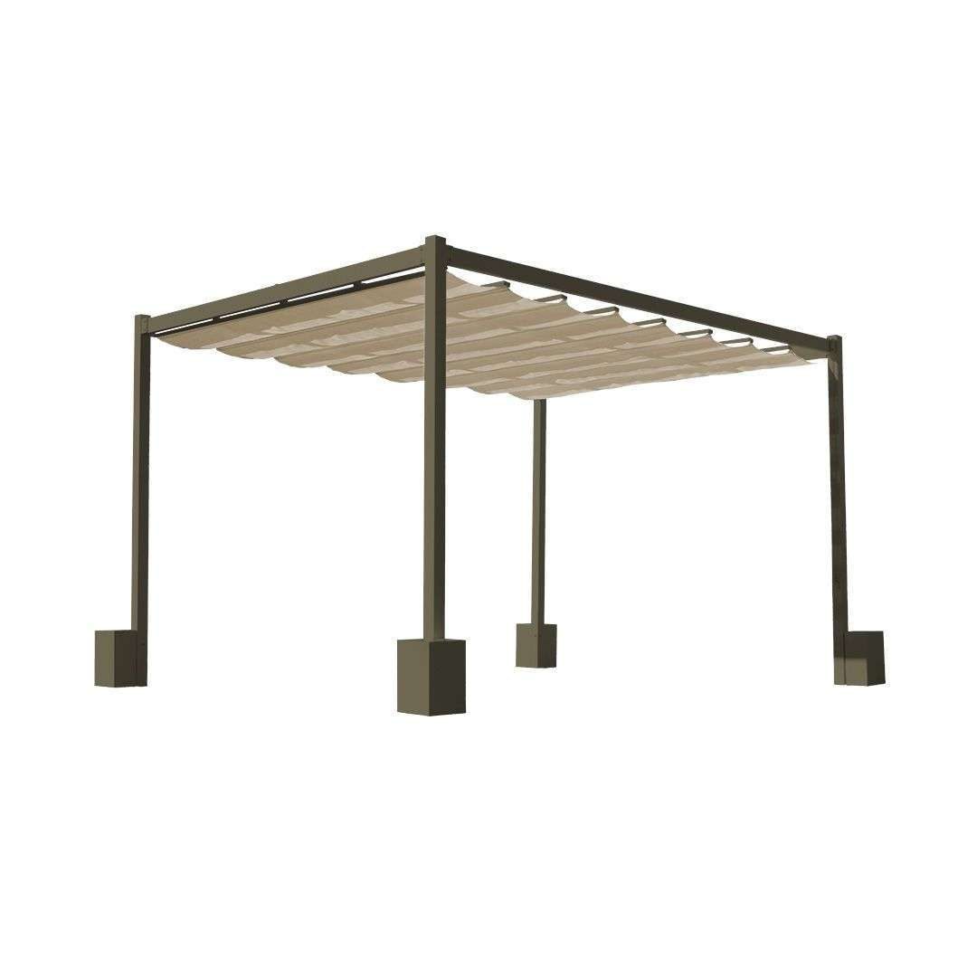 pergola de jardín retráctil