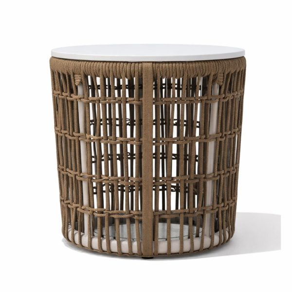 Mesa auxiliar de aluminio Hermes
