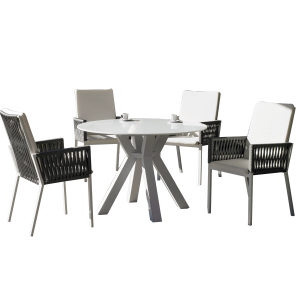 Mesa de terraza redonda Valonia 120 Krion