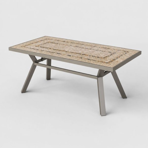 Mesa mosaico rectangular Livorno