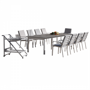 Mesa rectangular grande de jardín Palma 300 HPL