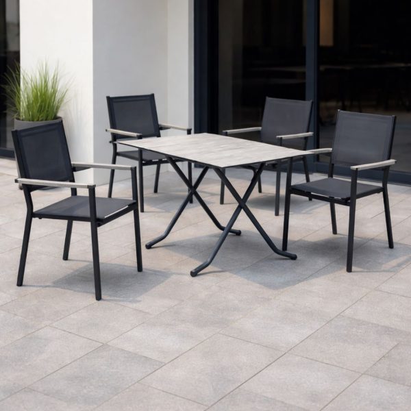 Set de mesa y sillas plegable NIOVA 80 /MOASIS
