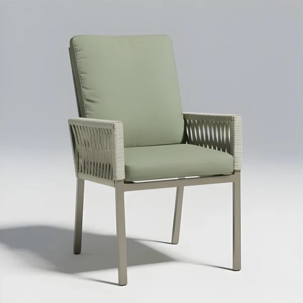 Silla de Exterior de Aluminio y Cuerda Catania-3