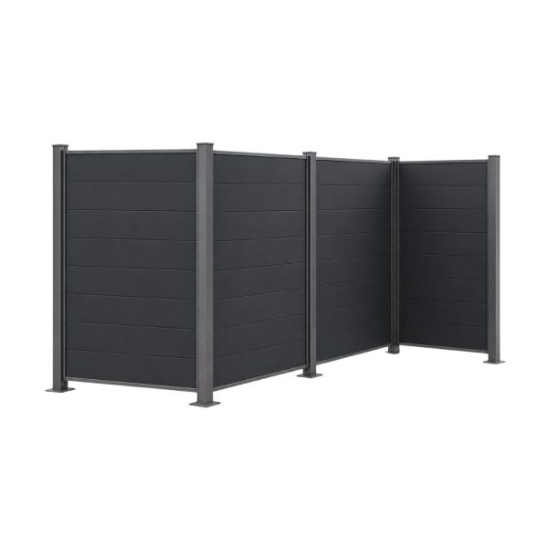 cubrecontenedores de aluminio con paneles