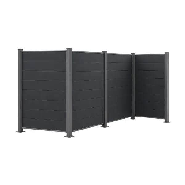 cubrecontenedores de aluminio con paneles