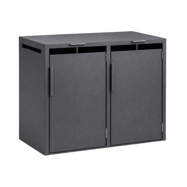 cubrecontenedores de aluminio con tapa