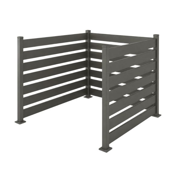 cubrecontenedores de aluminio modular