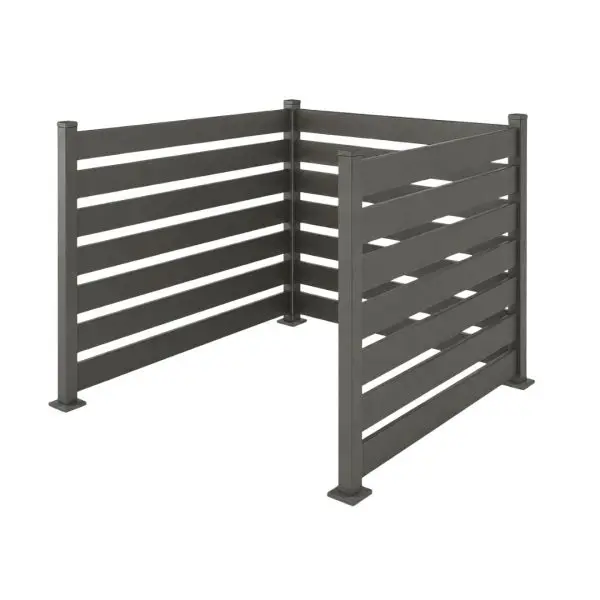 cubrecontenedores de aluminio modular