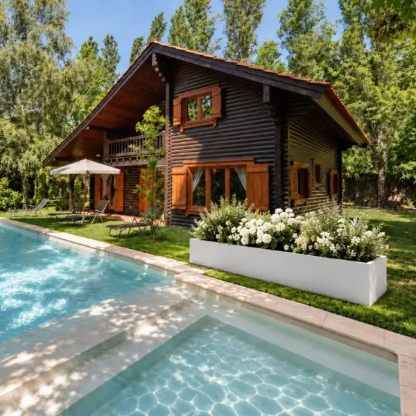 Jardinera rectangular grande